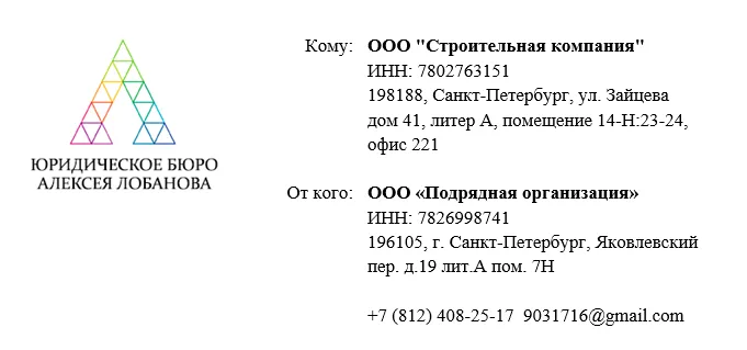 Претензия на возврат денежных средств